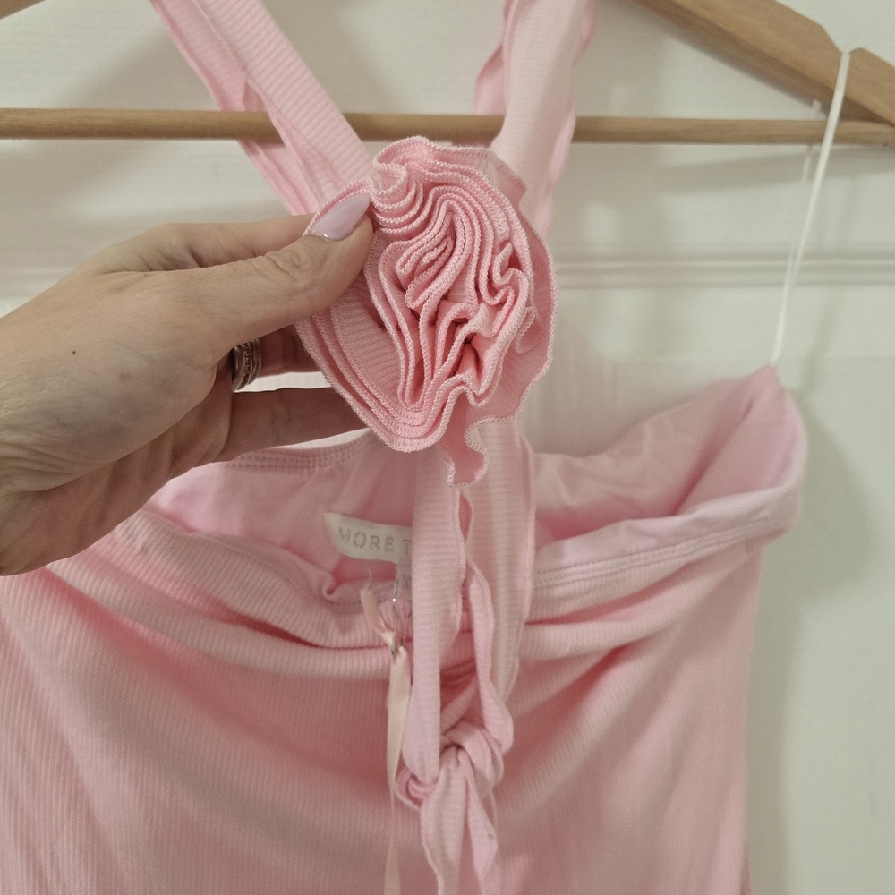 More To Come Revolve Pink Noah Pink Mini Dress New Size XS - Picture 5 of 9